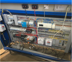 Panel box of core veneer dryer