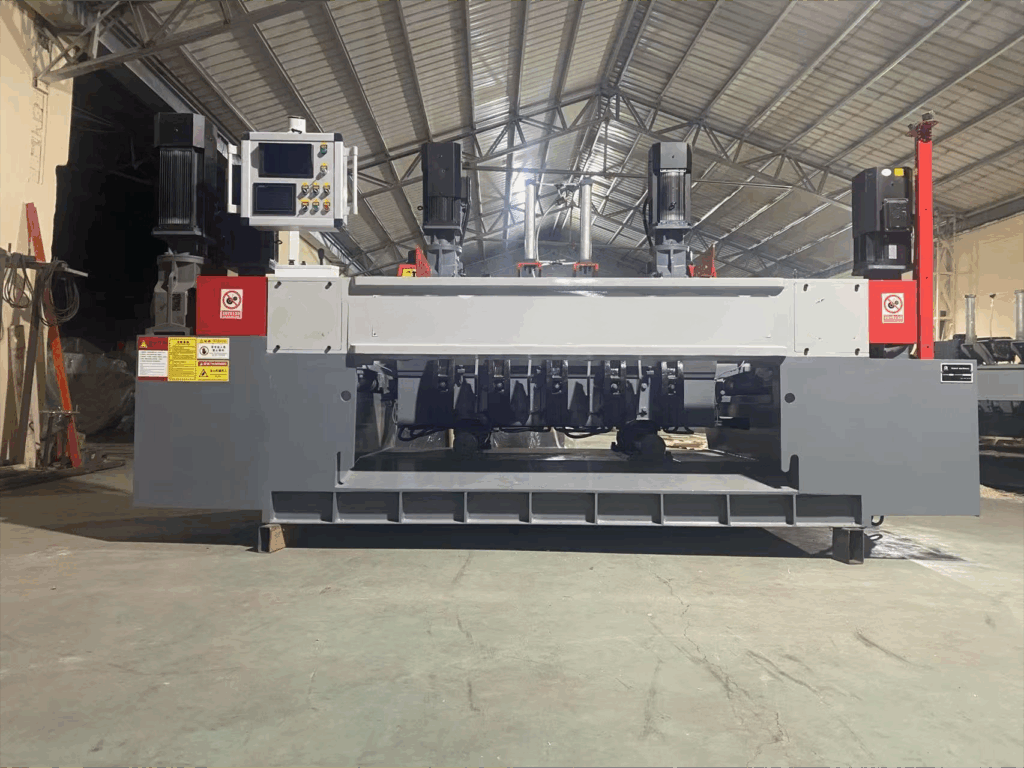 heavy duty veneer peeling machine