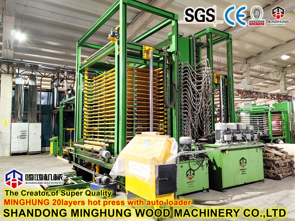 Automatic Woodworking Plywood Hot Press Machine factory