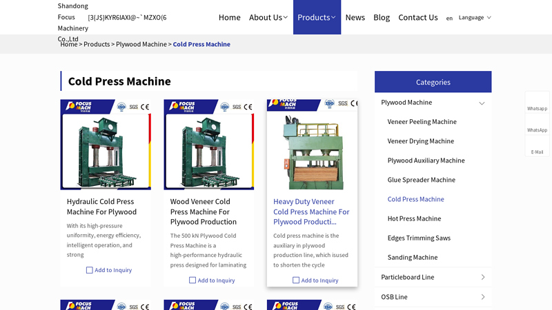 China Cold Press Machine Manufacturers Suppliers Factory factory