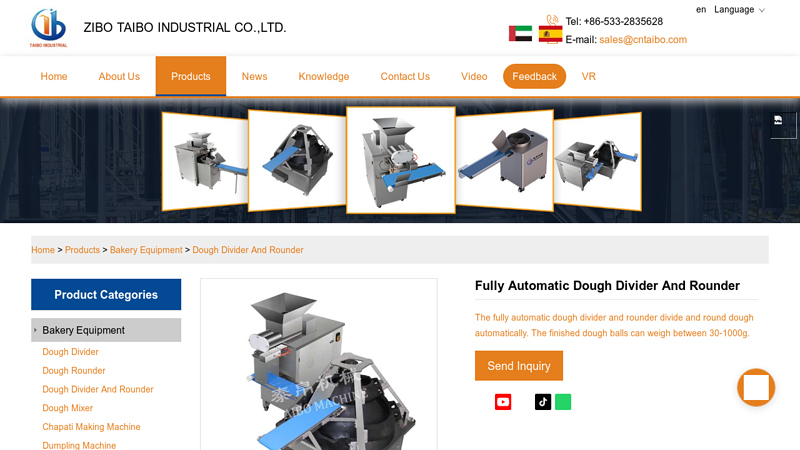 China Fully Automatic Dough Divider And Rounder Manufacturers ... factory