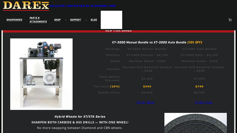 Darex Industrial Drill Sharpeners factory