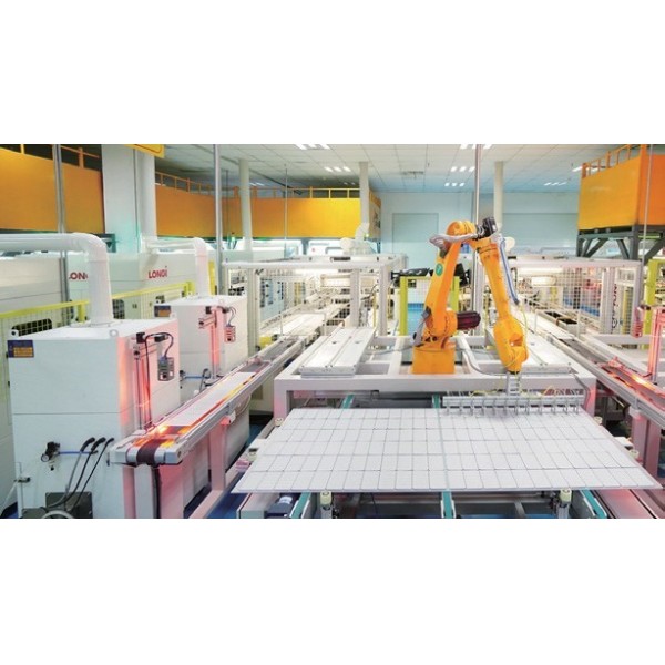 High Speed Solar Cell Stringer Layup Machine with Robot factory