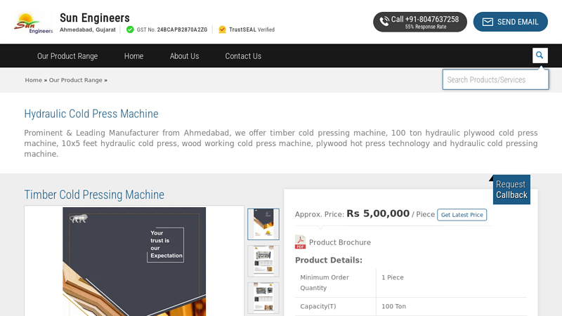 Hydraulic Cold Press Machine factory