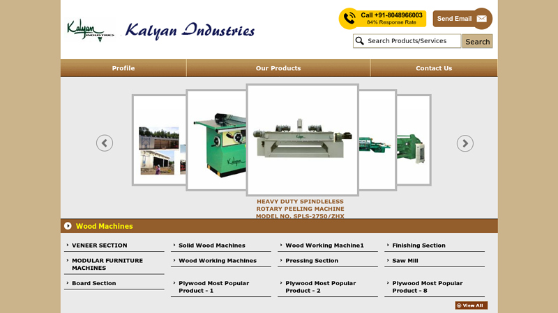 Plywood Machinery factory