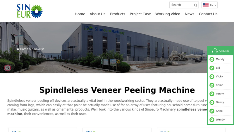 Spindleless veneer peeling machine Manufacturer & Supplier in China factory