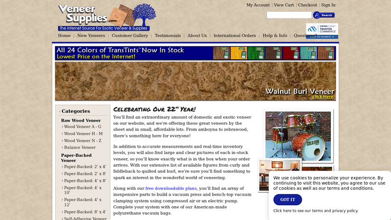 Supporting Woodworkers for 22 Years! factory