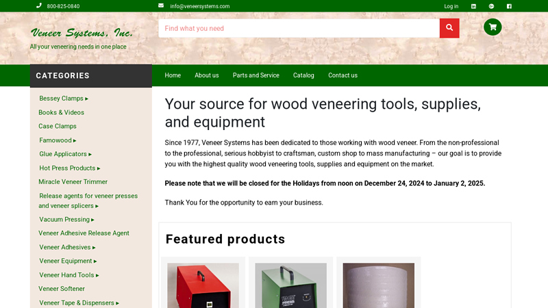 Veneer Systems Inc. factory