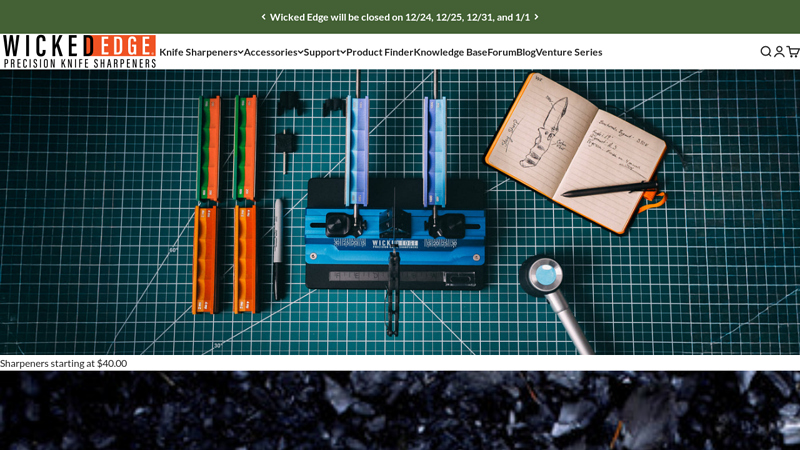 Wicked Edge Precision Knife Sharpeners factory