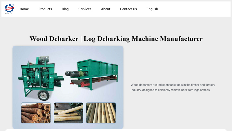 Wood Debarker Log Debarking Machine Manufacturer Price factory