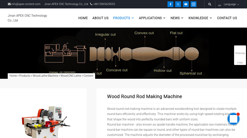 Wood Round Rod Making Machine factory